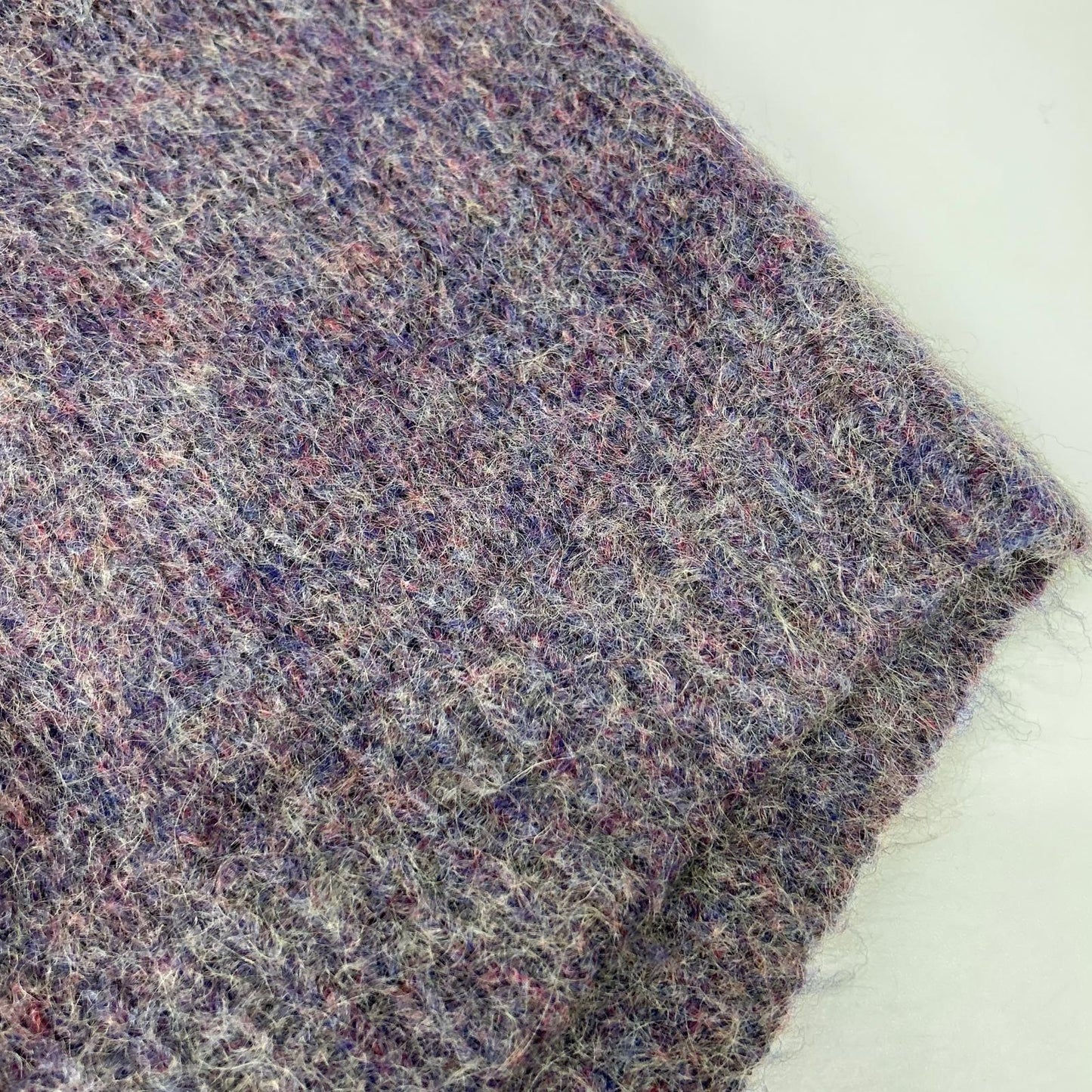 Supreme Purple Nylon Mohair Knit Sweater Size M