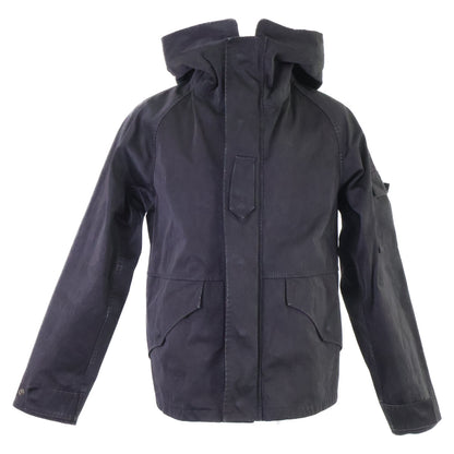 TEN-C Rain Parker Hooded Jacket Black Size 48