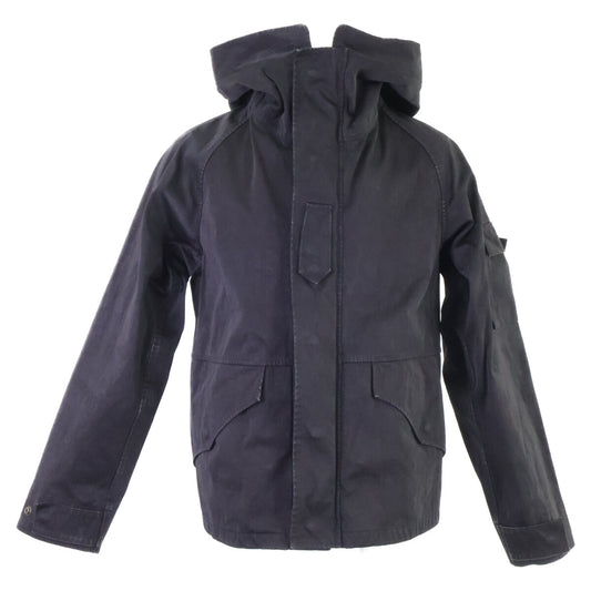 TEN-C Rain Parker Hooded Jacket Black Size 48