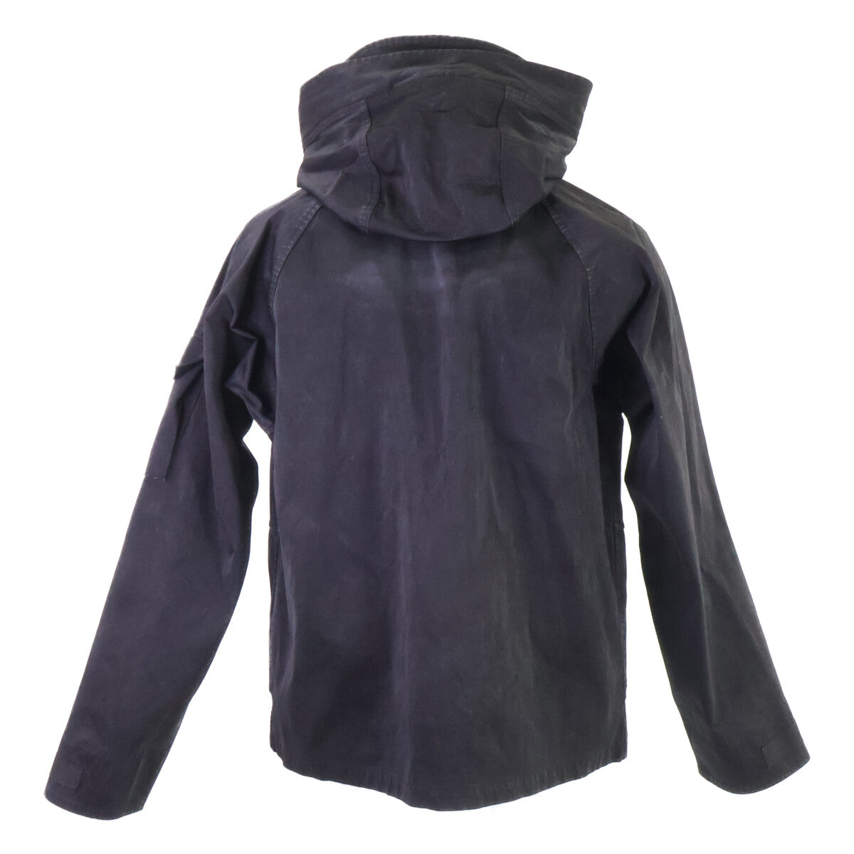 TEN-C Rain Parker Hooded Jacket Black Size 48