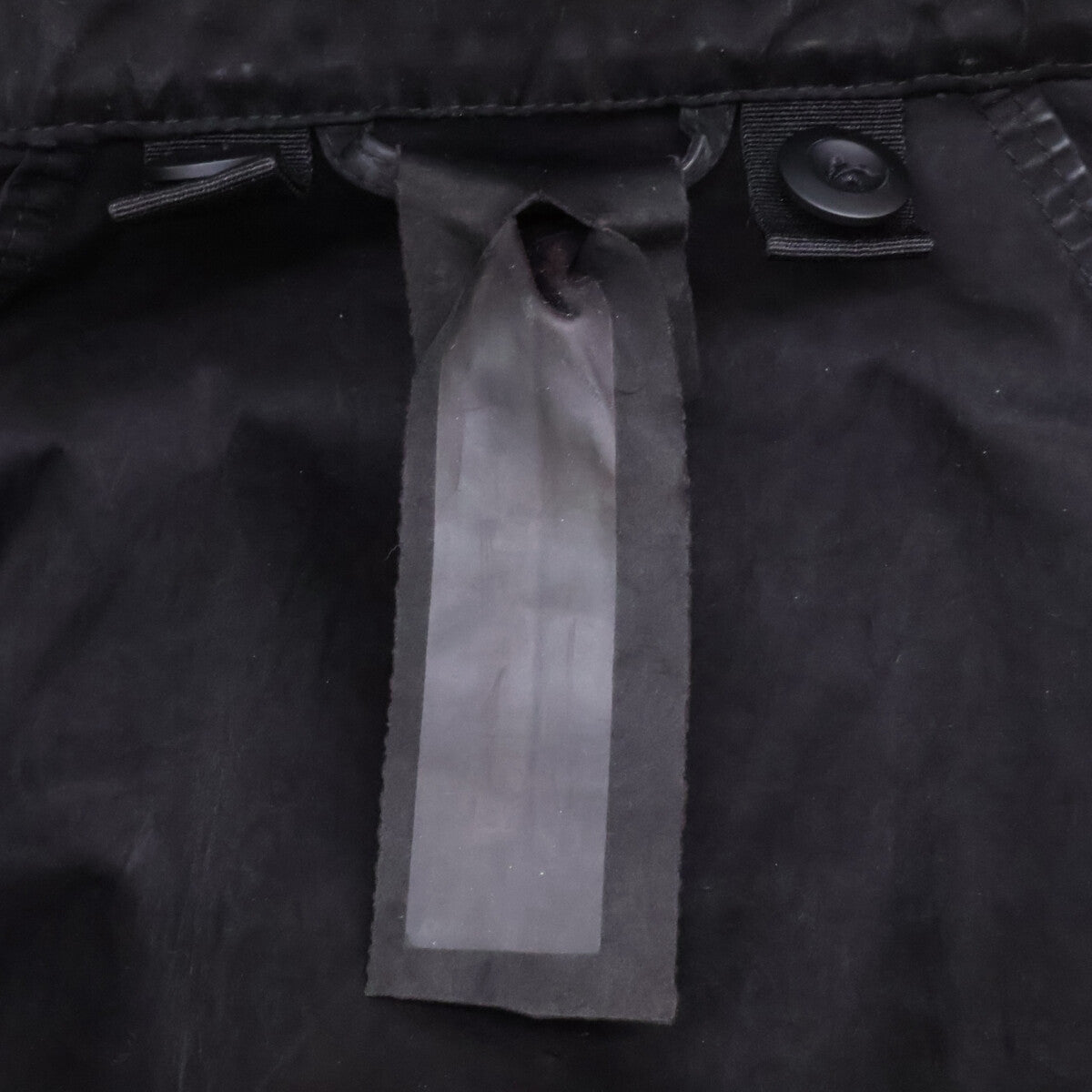 TEN-C Rain Parker Hooded Jacket Black Size 48