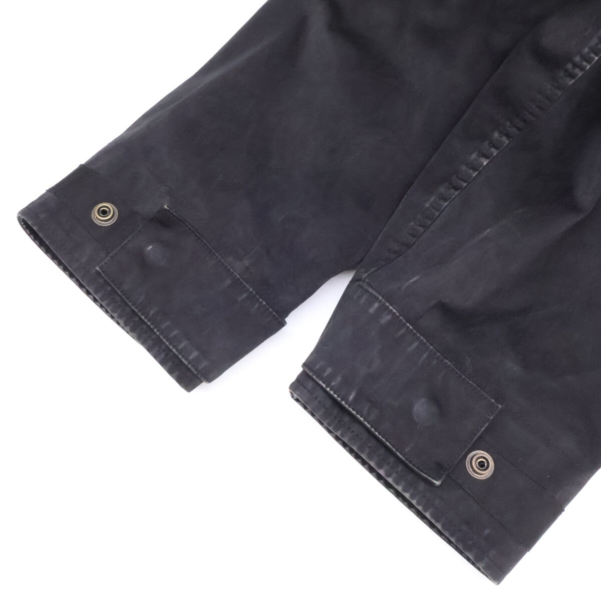 TEN-C Rain Parker Hooded Jacket Black Size 48