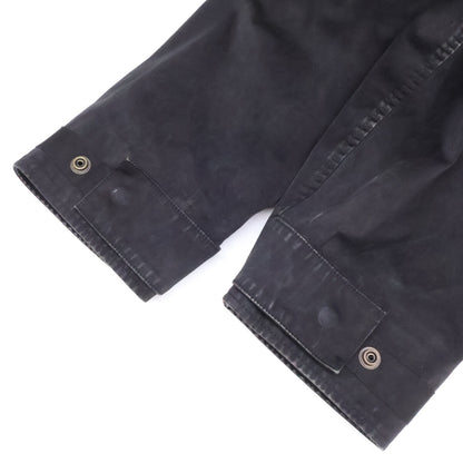 TEN-C Rain Parker Hooded Jacket Black Size 48