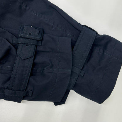 VALENTINO 19AW SV3CHA705AJ V-Logo Cotton Coat Navy Size 46