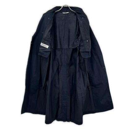 VALENTINO 19AW SV3CHA705AJ V-Logo Cotton Coat Navy Size 46