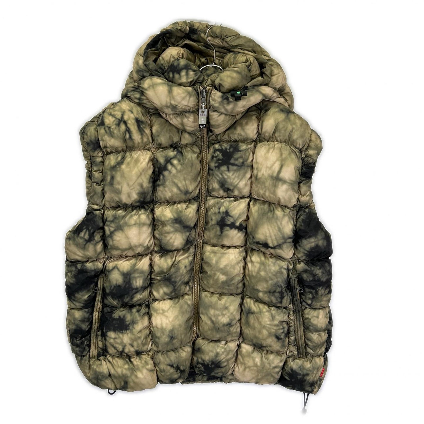 DIESEL A09520 Hooded Padded Vest Green Size M