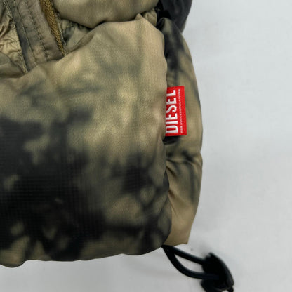 DIESEL A09520 Hooded Padded Vest Green Size M