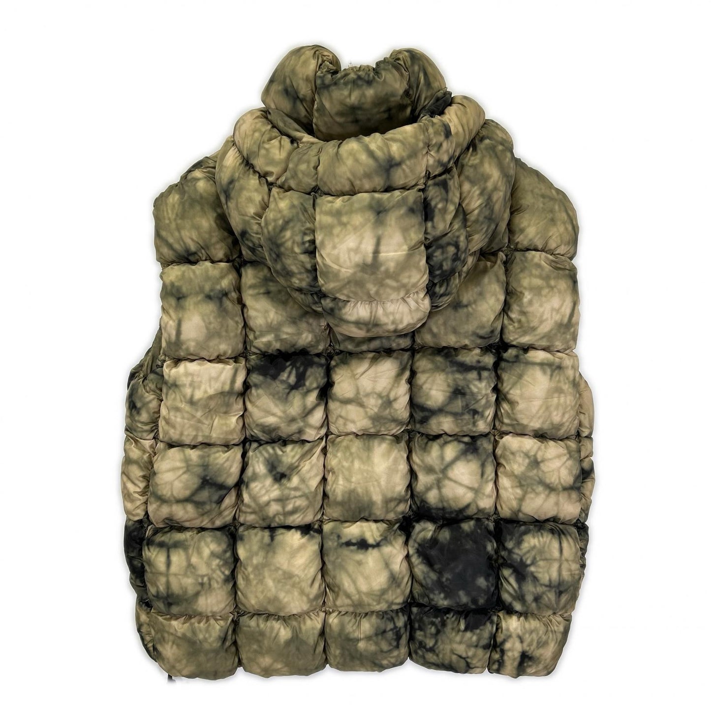 DIESEL A09520 Hooded Padded Vest Green Size M
