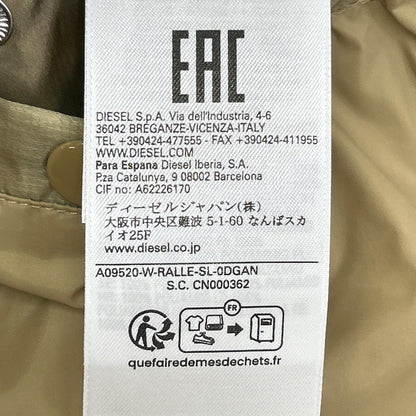 DIESEL A09520 Hooded Padded Vest Green Size M