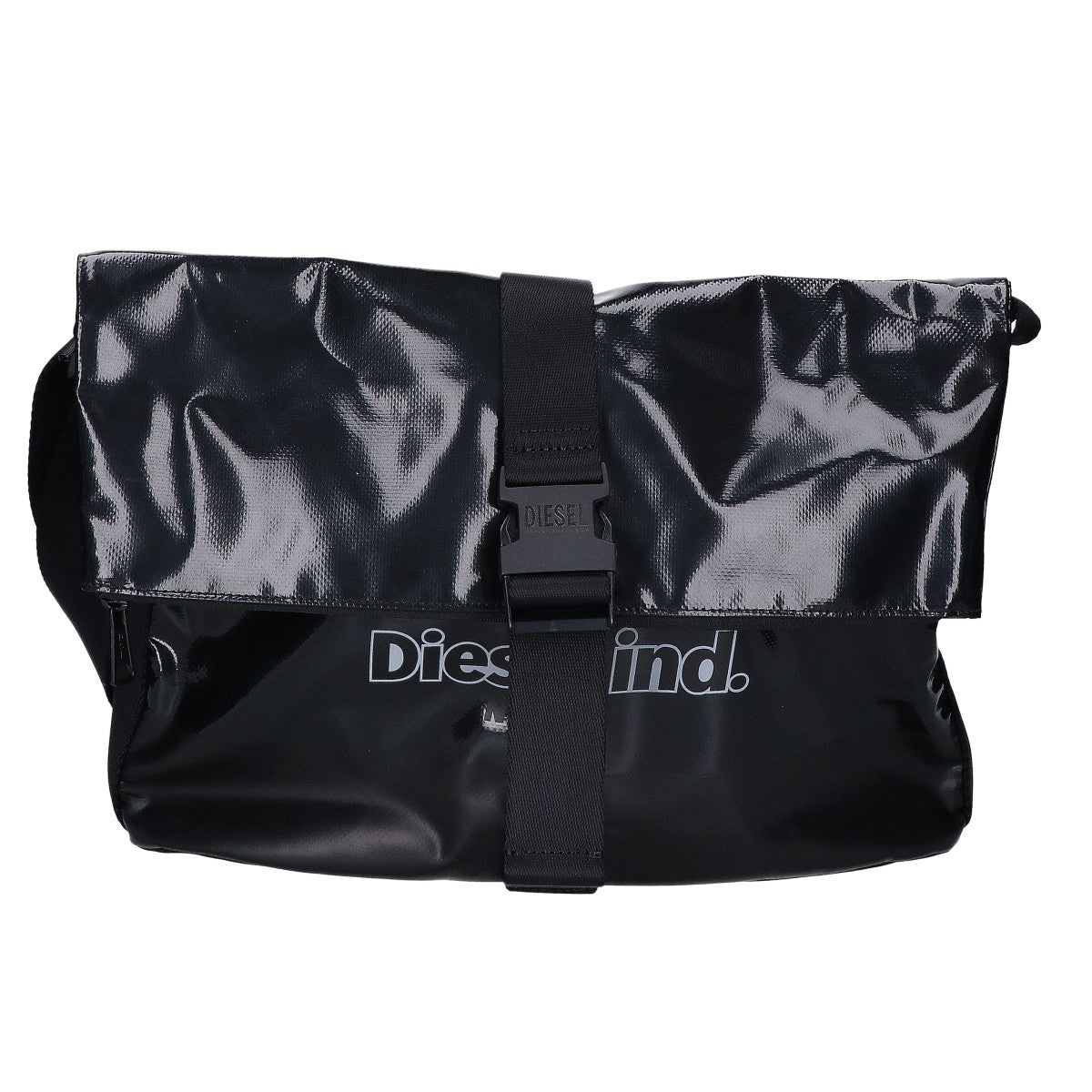 DIESEL Black Tarpaulin Shoulder Bag