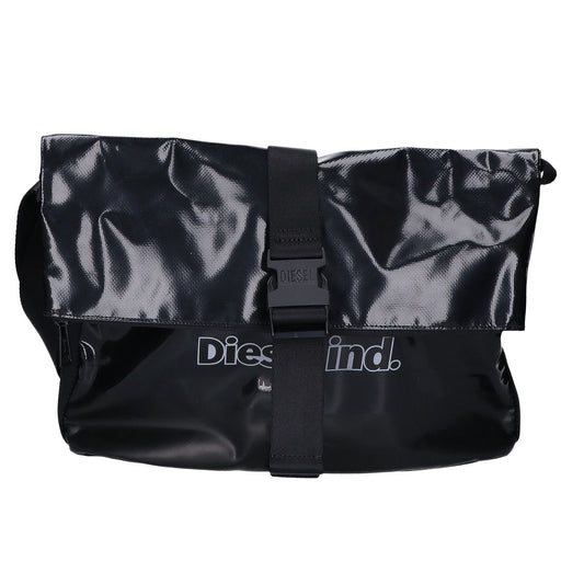DIESEL Black Tarpaulin Shoulder Bag