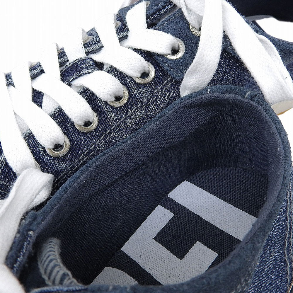 DIESEL S-PRINCIPIA LOW Denim Sneakers Indigo Size EU 40