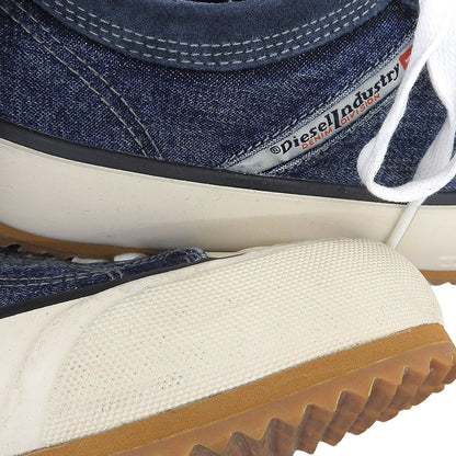 DIESEL S-PRINCIPIA LOW Denim Sneakers Indigo Size EU 40