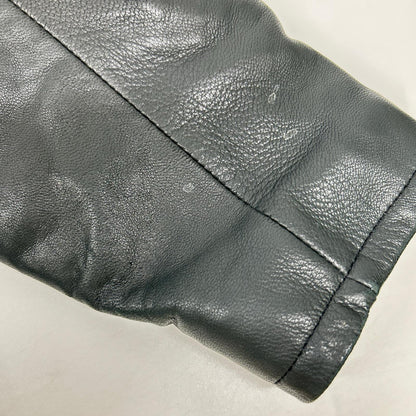 W)TAPS 092NWDT-JKM01 Sheepskin Leather Jacket Green
