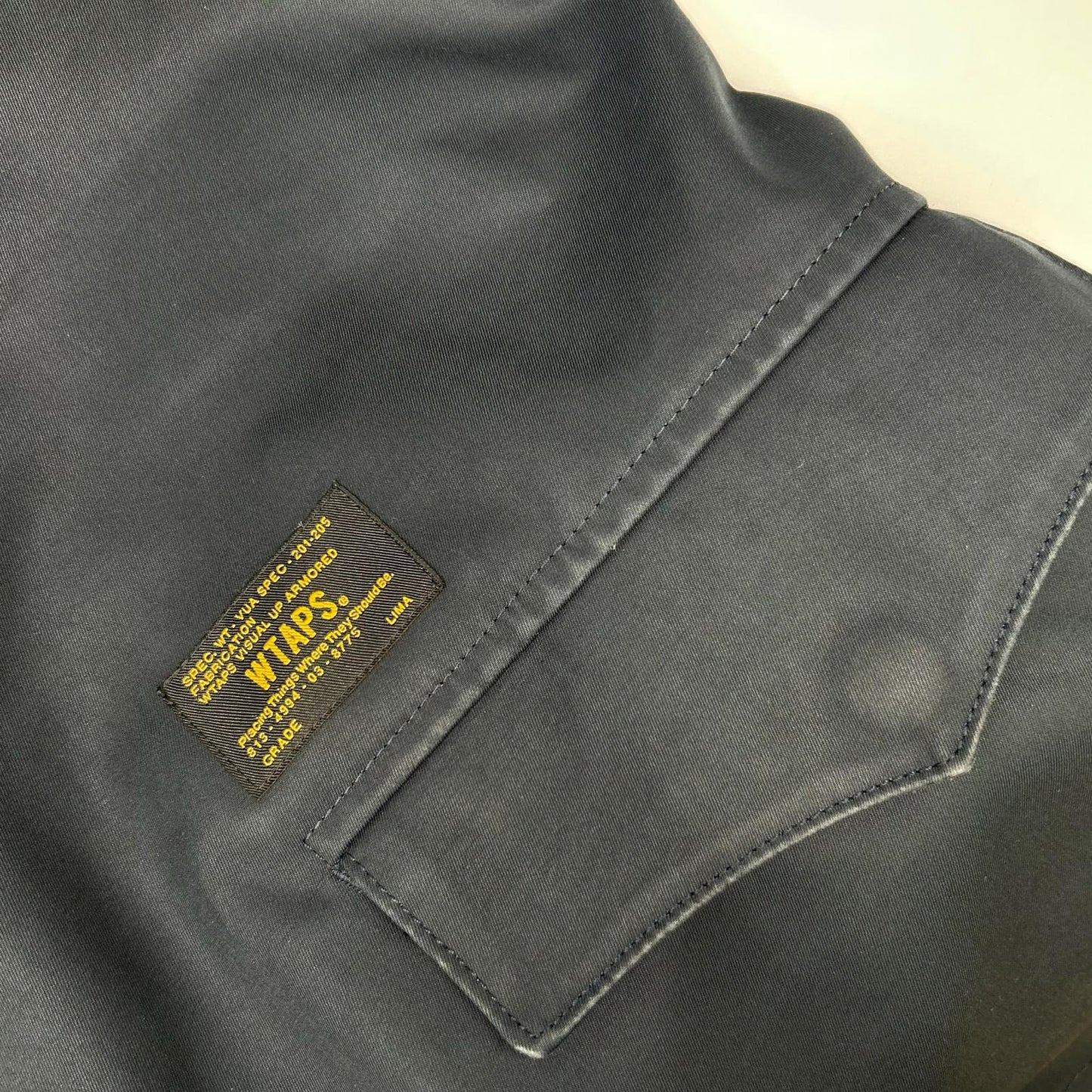 W)TAPS WHO DARES WINS M-65 Jacket Navy Size 3