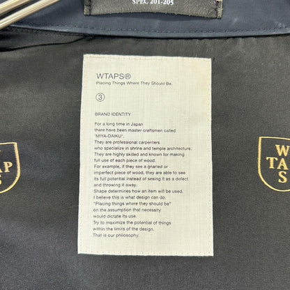 W)TAPS WHO DARES WINS M-65 Jacket Navy Size 3