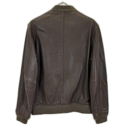 W)TAPS 092NWDT-JKM03 Lamb Leather A-2 Jacket Brown