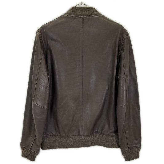 W)TAPS 092NWDT-JKM03 Lamb Leather A-2 Jacket Brown
