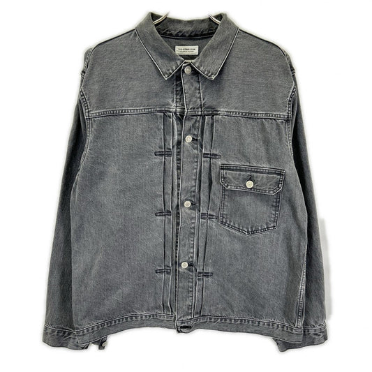 Ron Herman 25SS Faded Black Denim Jacket Size XL