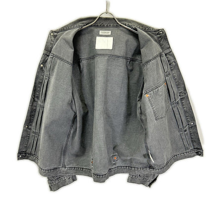 Ron Herman 25SS Faded Black Denim Jacket Size XL