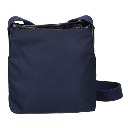 Felisi Nylon Leather Mini Sacoche Bag Blue Size ONE SIZE
