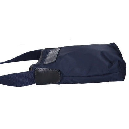 Felisi Nylon Leather Mini Sacoche Bag Blue Size ONE SIZE