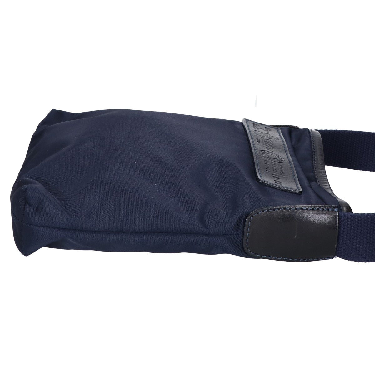 Felisi Nylon Leather Mini Sacoche Bag Blue Size ONE SIZE