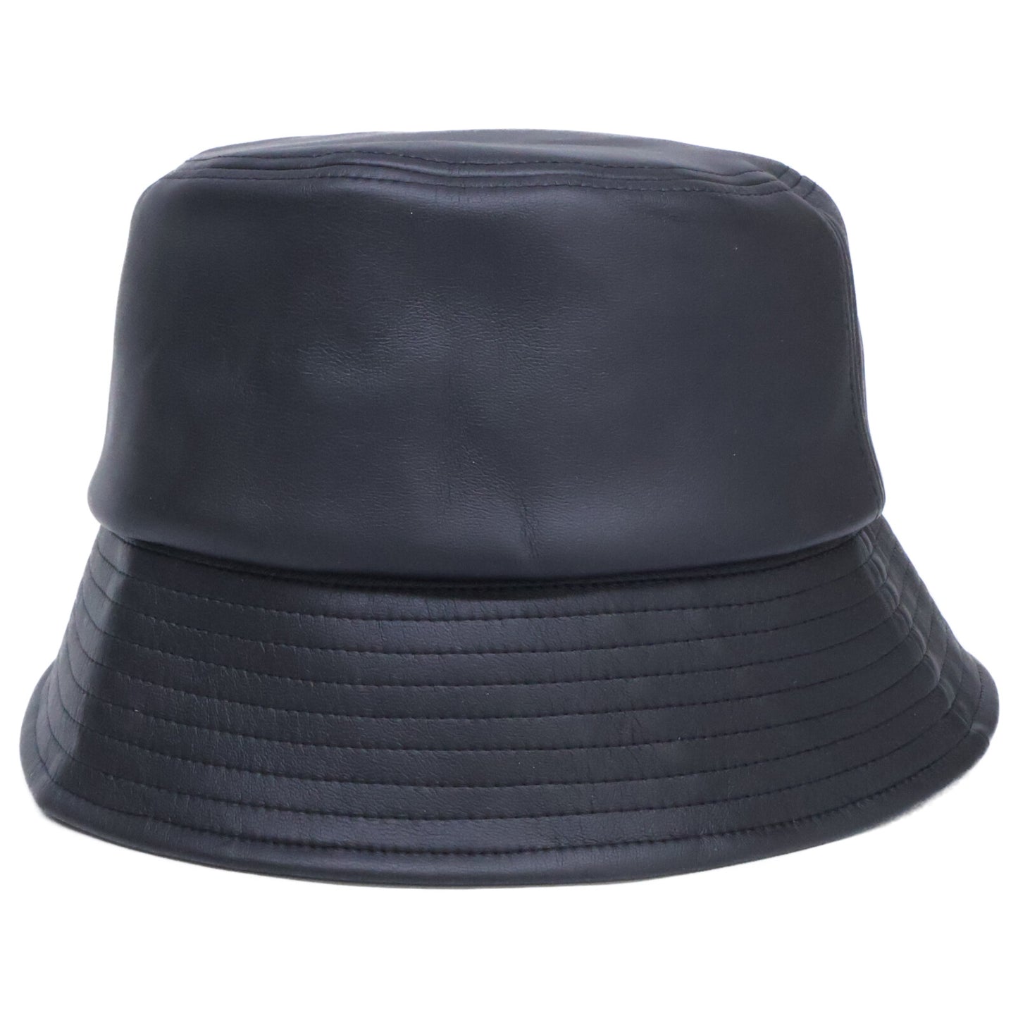 CA4LA x VICTIM Synthetic Leather Hat Black Size ONE SIZE