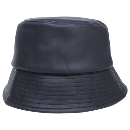 CA4LA x VICTIM Synthetic Leather Hat Black Size ONE SIZE
