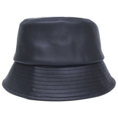 CA4LA x VICTIM Synthetic Leather Hat Black Size ONE SIZE