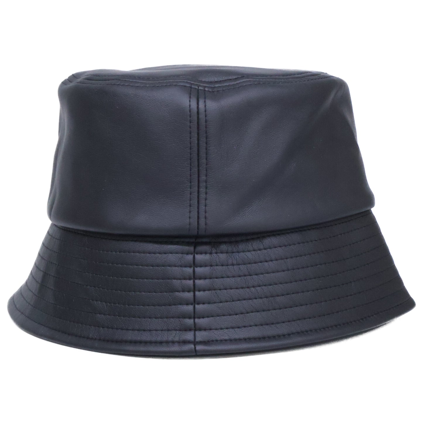 CA4LA x VICTIM Synthetic Leather Hat Black Size ONE SIZE