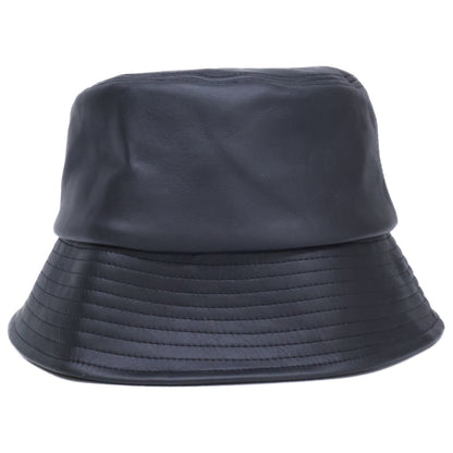 CA4LA x VICTIM Synthetic Leather Hat Black Size ONE SIZE