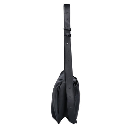 PAPILLONNER EAZ1042112A0002 Leather Shoulder Bag Black