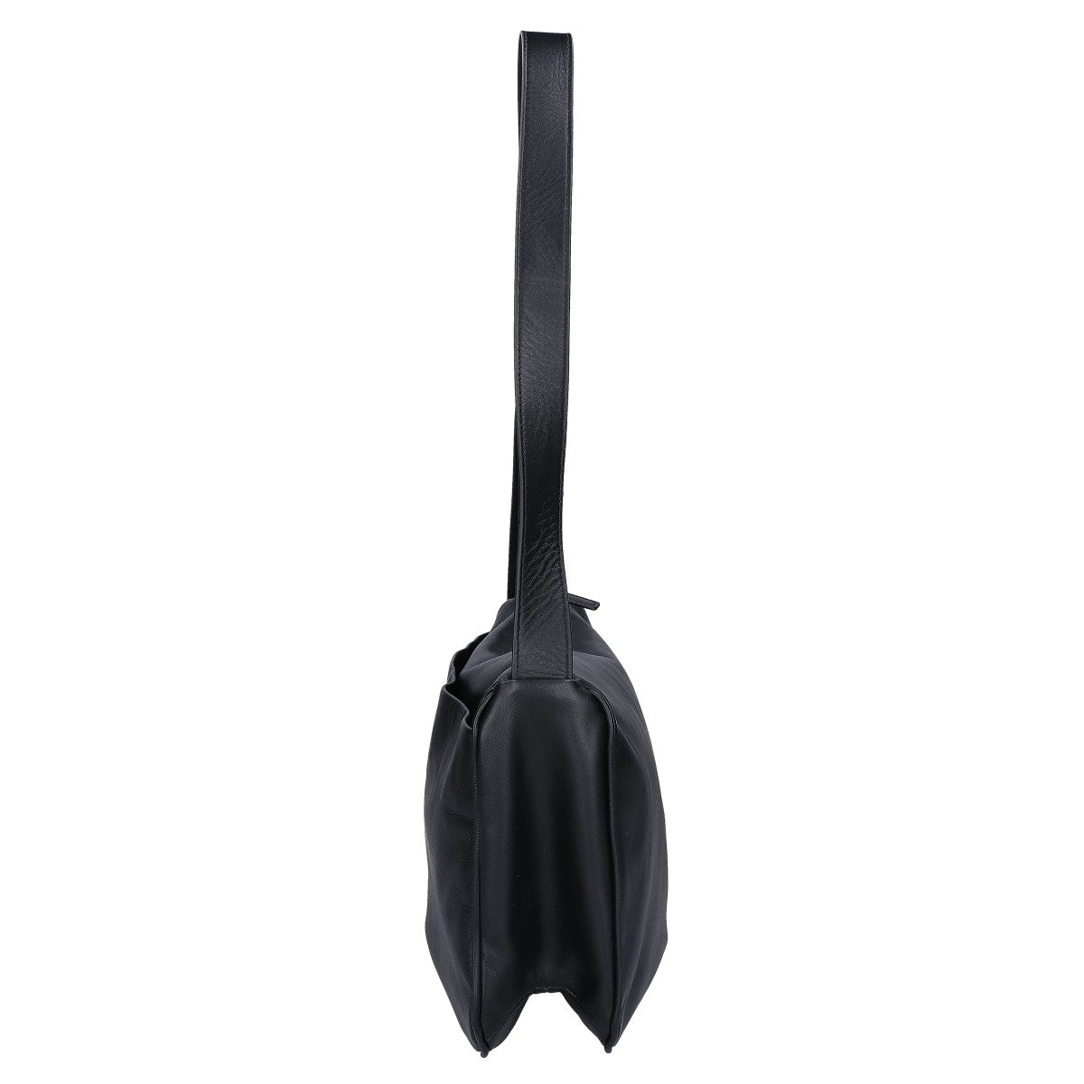 PAPILLONNER EAZ1042112A0002 Leather Shoulder Bag Black