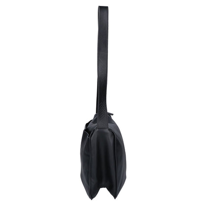 PAPILLONNER EAZ1042112A0002 Leather Shoulder Bag Black