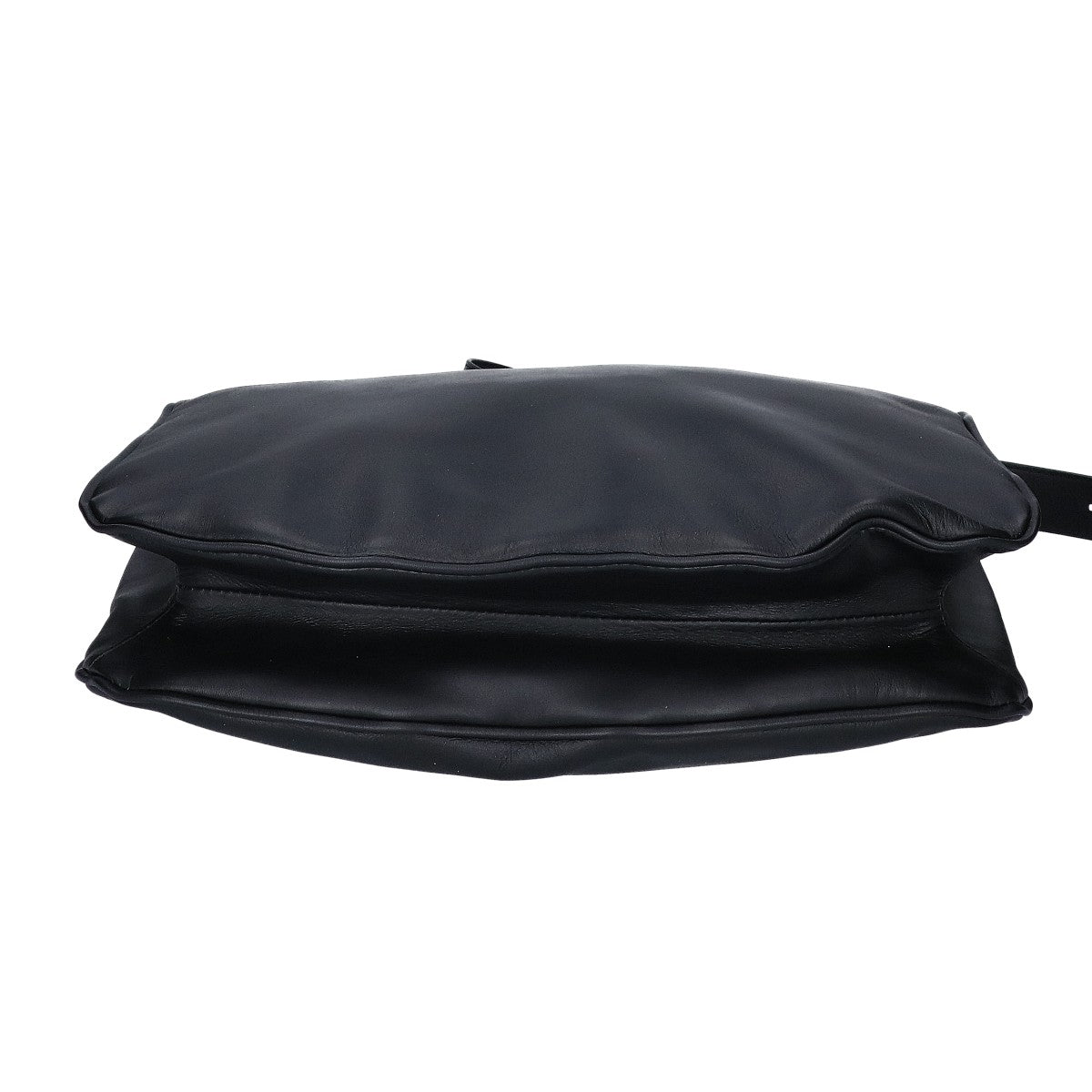 PAPILLONNER EAZ1042112A0002 Leather Shoulder Bag Black