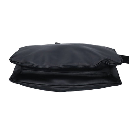 PAPILLONNER EAZ1042112A0002 Leather Shoulder Bag Black