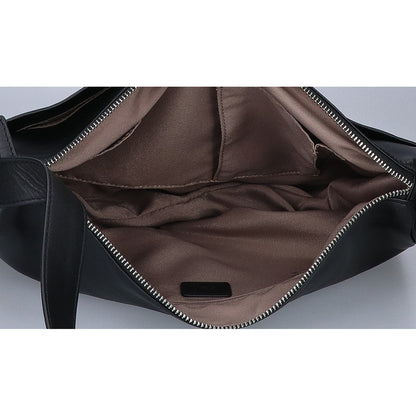 PAPILLONNER EAZ1042112A0002 Leather Shoulder Bag Black