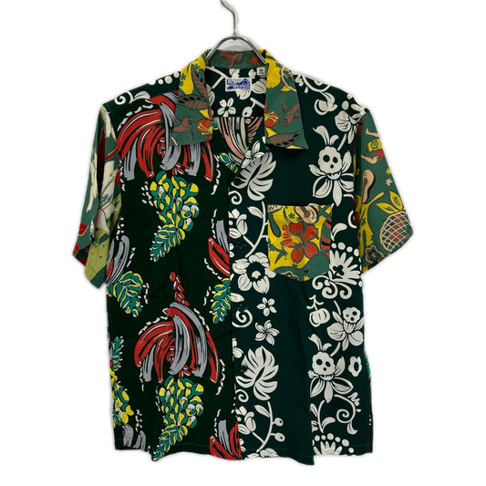 BEAMS x Toyo Enterprise Crazy Aloha Shirt Green Size M