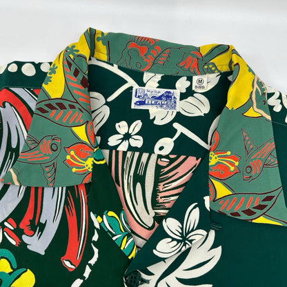 BEAMS x Toyo Enterprise Crazy Aloha Shirt Green Size M