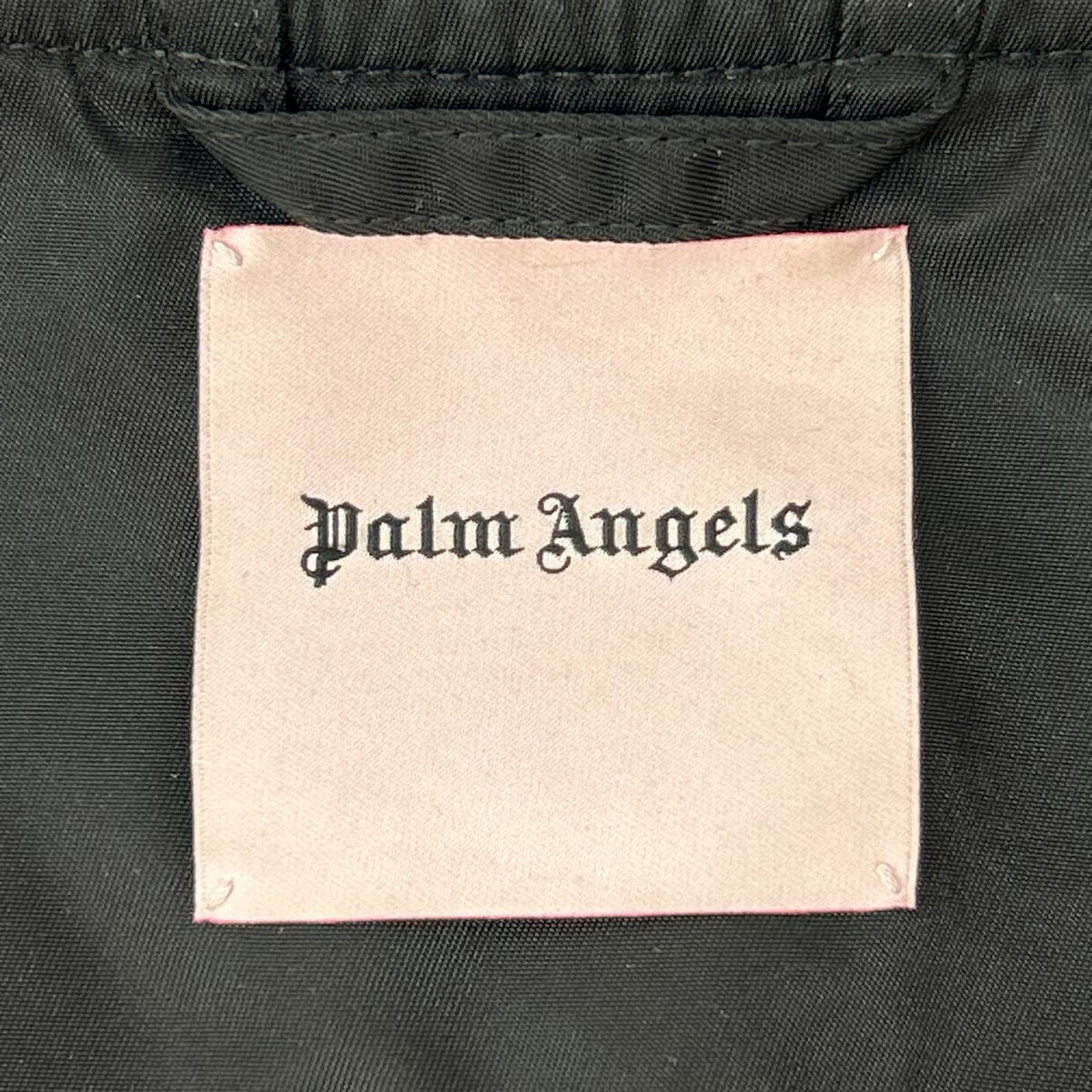 Palm Angels Rayon MA-1 Bomber Jacket Black Size S