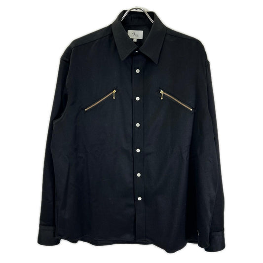 F IS FOR FENDER Telecaster® Zipper Wool Shirt Black Size 3