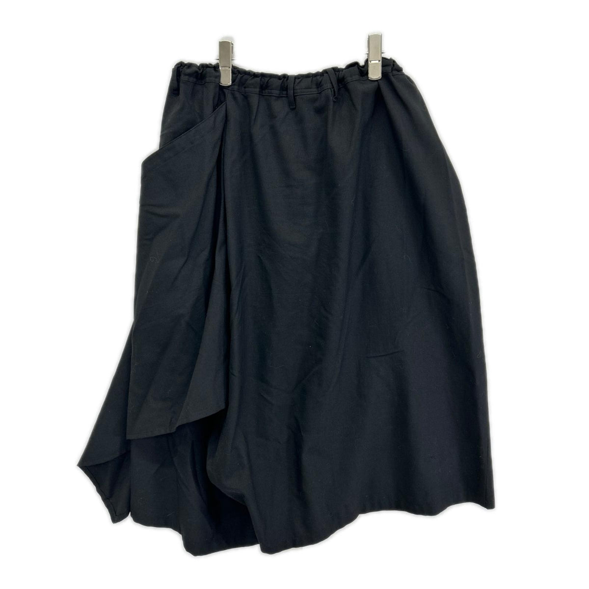 Ground Y Poly Wool Gabardine Wrap Pants Black Size 3