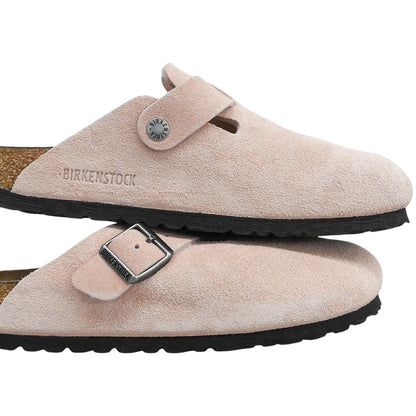 BIRKEN STOCK Boston LEVE Pink Clay Narrow Sandals Size EU 41
