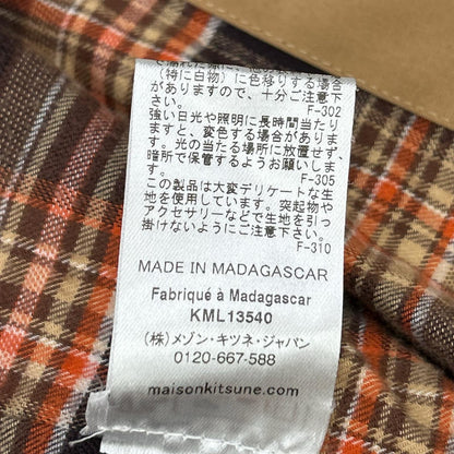 MAISON KITSUNE Bold Fox Polyester Jacket Beige Size S