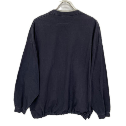 SEE SEE Cotton Super Big Flat Long Sleeve Tee Black Size XL