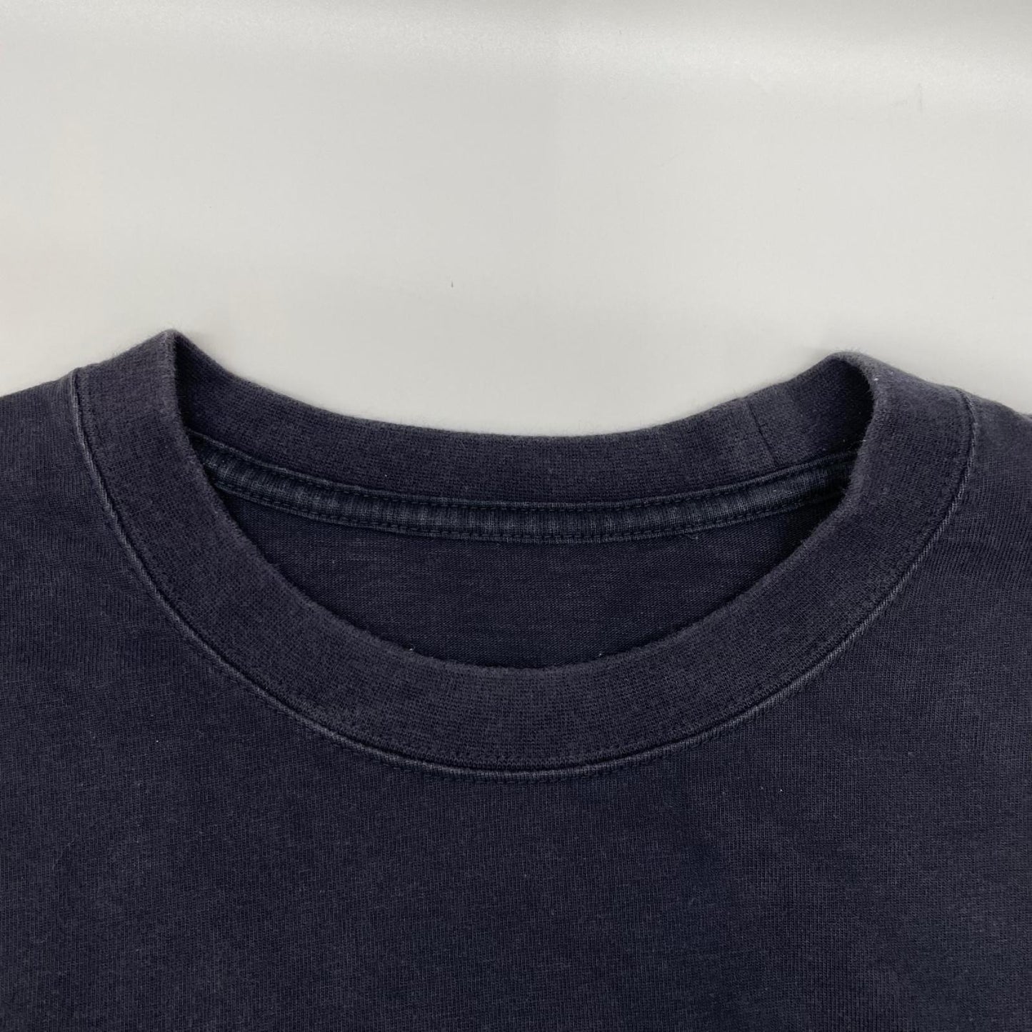 SEE SEE Cotton Super Big Flat Long Sleeve Tee Black Size XL