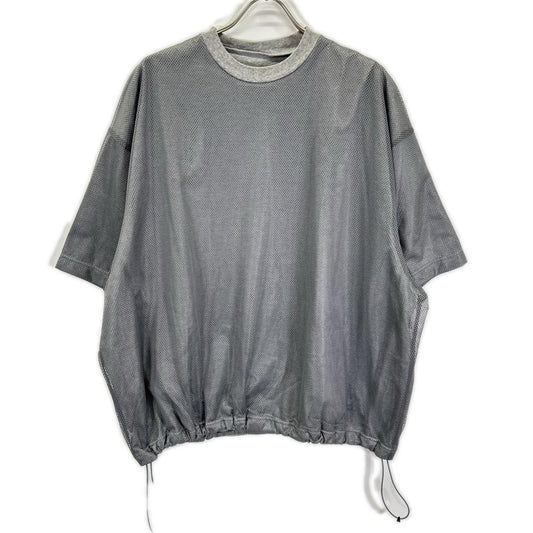 is-ness Balloon Double Layer Mesh SS Gray Poly Size M