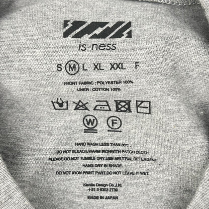 is-ness Balloon Double Layer Mesh SS Gray Poly Size M