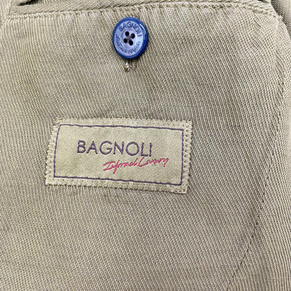 BAGNOLI Khaki TPROU012 Cotton Jacket Size 48